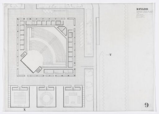 Conference center and hotel in Riyadh. Plan.