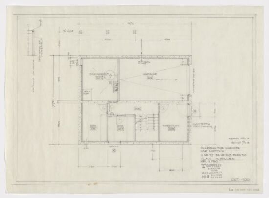 Enebolig Midttun, kjellerplan
