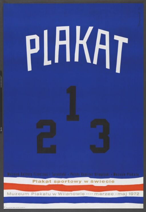Plakat 1-2-3 (Sportsplakater)