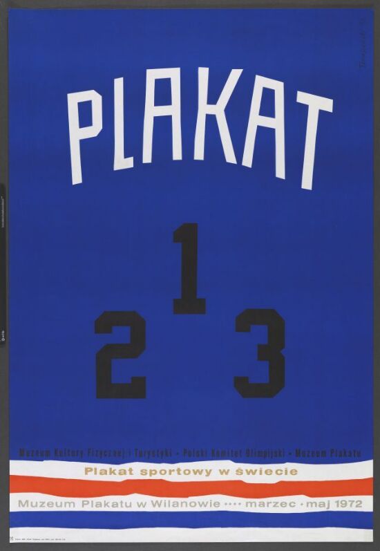 Plakat 1-2-3 (Sportsplakater)