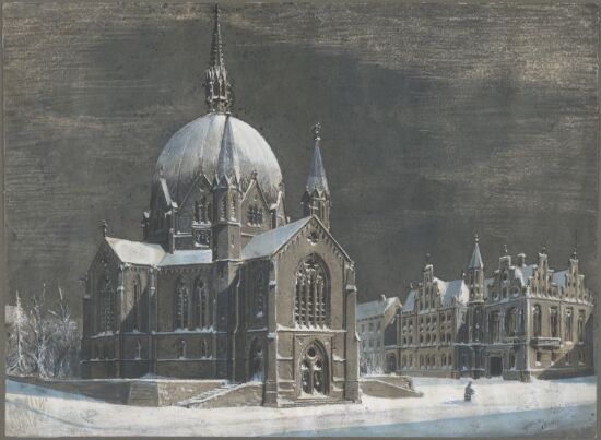 Trinity Church in the Snow