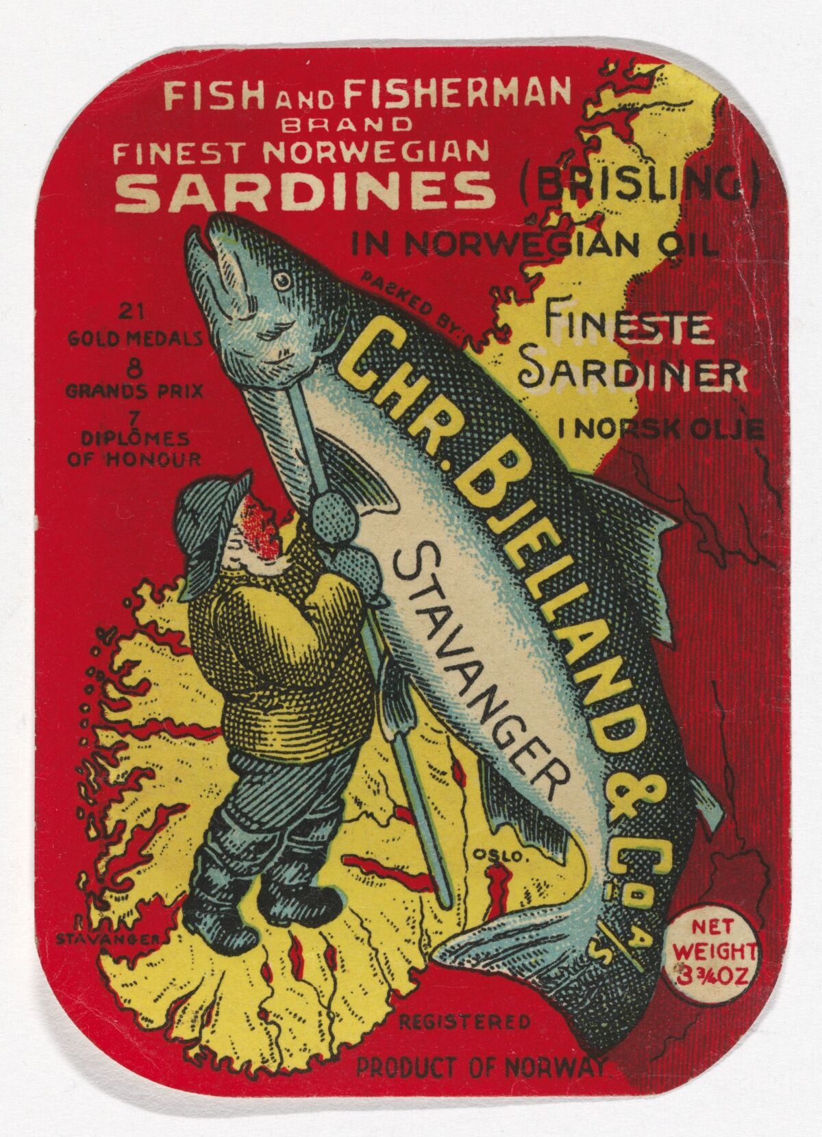 Chr. Bjelland & Co., Finest Norwegian Sardines – Nasjonalmuseet