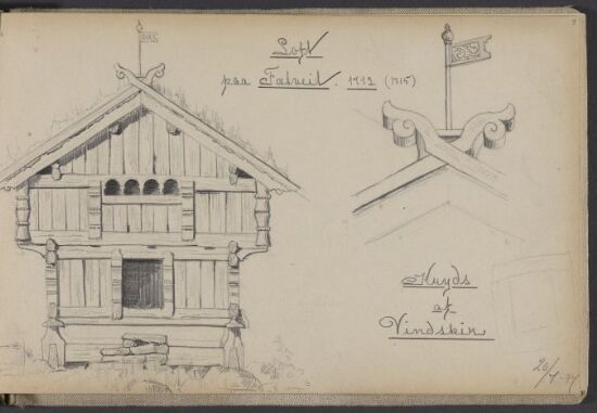 Loft på Fetveit i Vinje