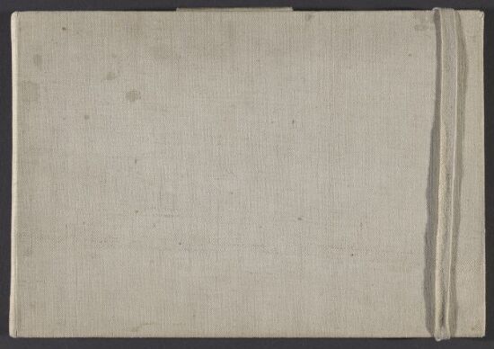 Skissebok fra siste halvdel av 1890-tallet