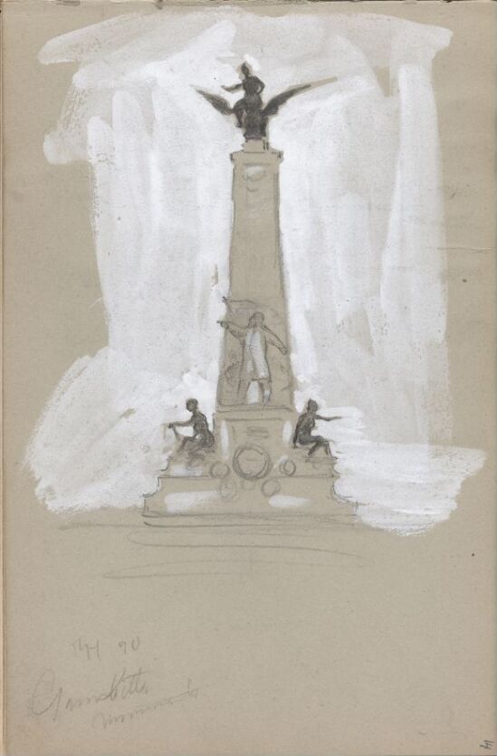 Gambetta-monumentet, Paris