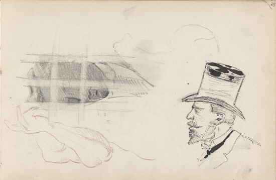 Studier av hoder og arm