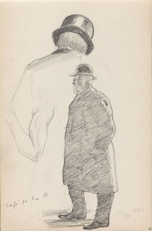 Man with Hat, Café de la Régence