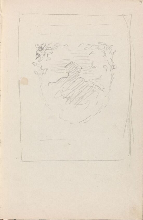 Shield Shape with Stabbur and Leaf Ornament