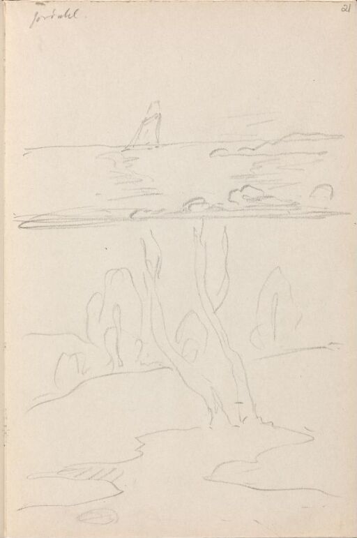 Coastal Landscape; Landscape Sketch