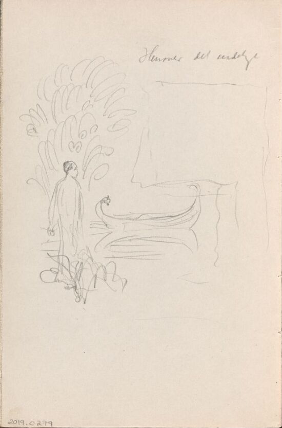 Landscape with Figure and Boat