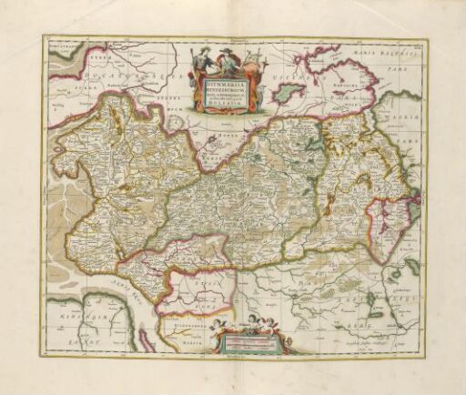 Part of Holstein with Dithmarschen, Rendsburg, Kiel and Bordesholm