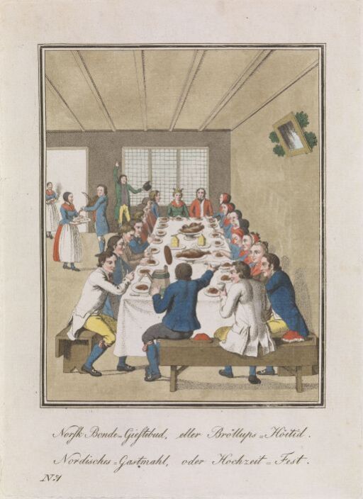 Norwegian Peasant Banquet, or Wedding Feast