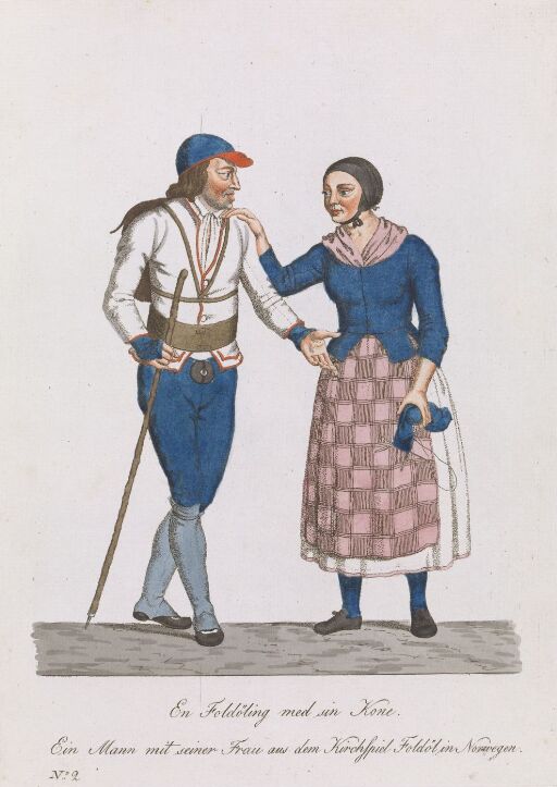 Man and Woman from Folldal