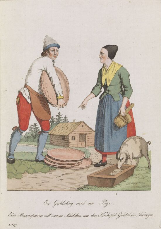 Mann og kvinne fra Gauldalen