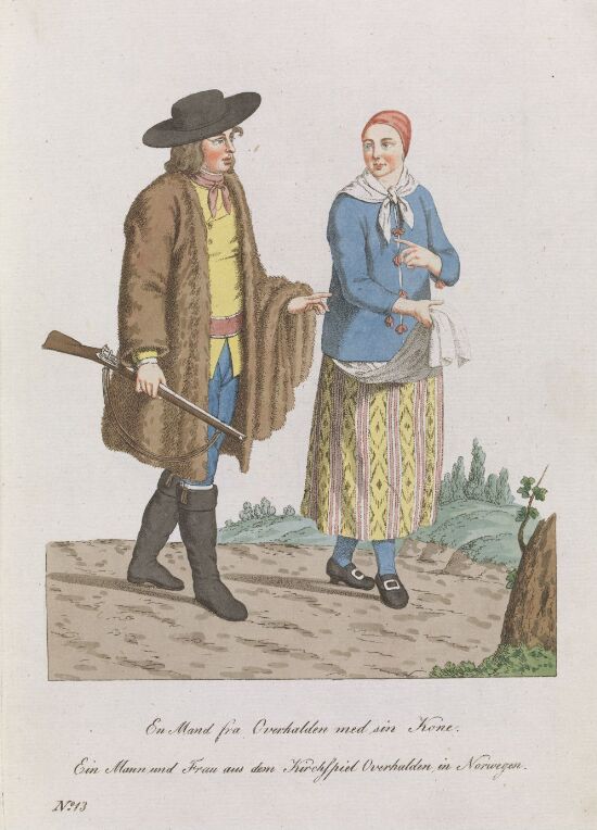 Mann og kvinne fra Overhalla