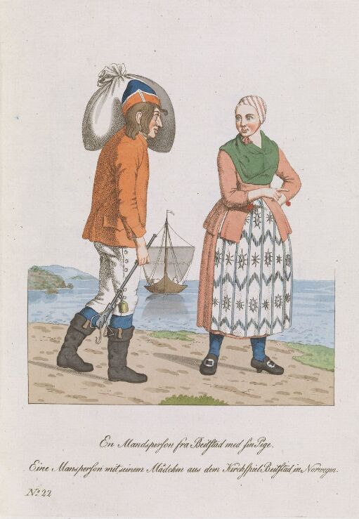 Mann og kvinne fra Beitstad