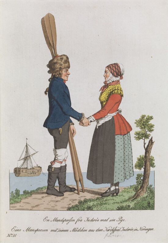 Mann og kvinne fra Inderøy