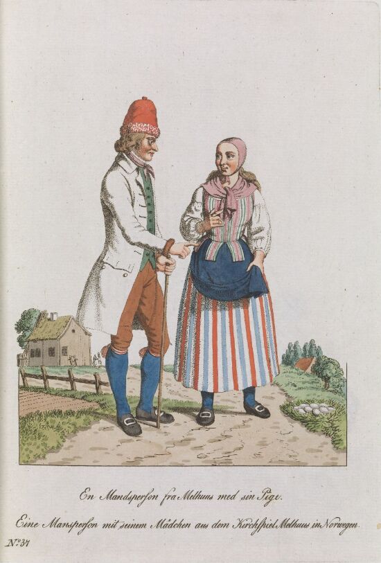 Mann og kvinne fra Melhus