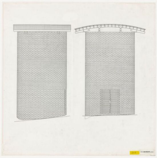 Uthus i Ullernkollen 12, fasadeoppriss