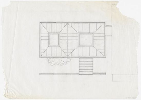 Bårehus i Asker, takplan