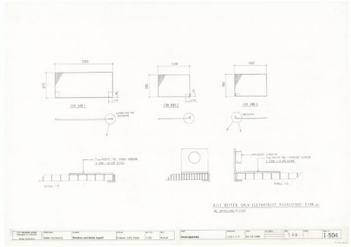 Bårehus ved Asker krematorium, skjema fotskraperister