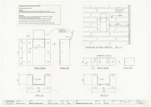 Mortuary at Asker Crematorium, mount for water heater