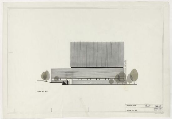 Lilleborg Church, west elevation