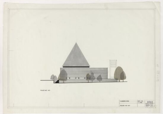 Lilleborg Church, south elevation