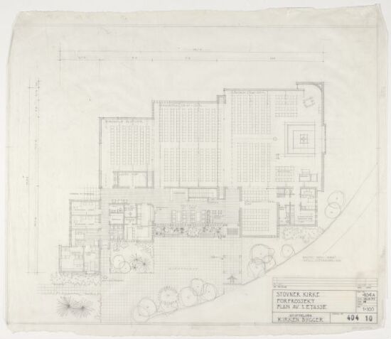 Stovner Church, ground plan