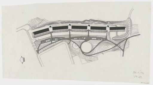 Grefsen terrassehus, situasjonsplan