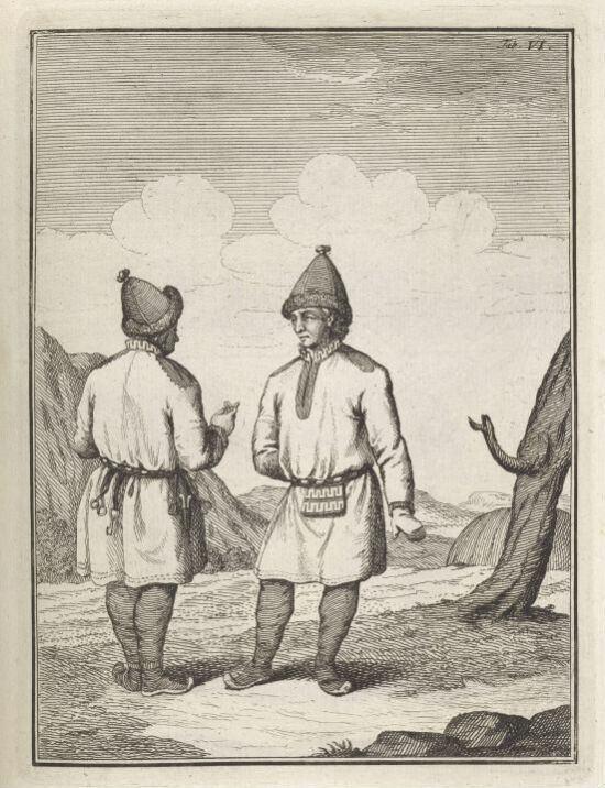 Two Men Wearing Gákti