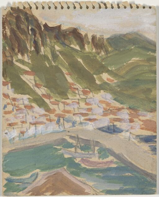 Landscape with Boats and Houses