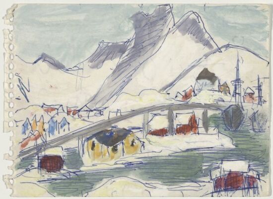 Svolvær with Svinøy Bridge