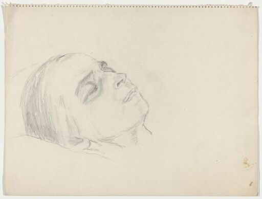Portrait of a dying woman
