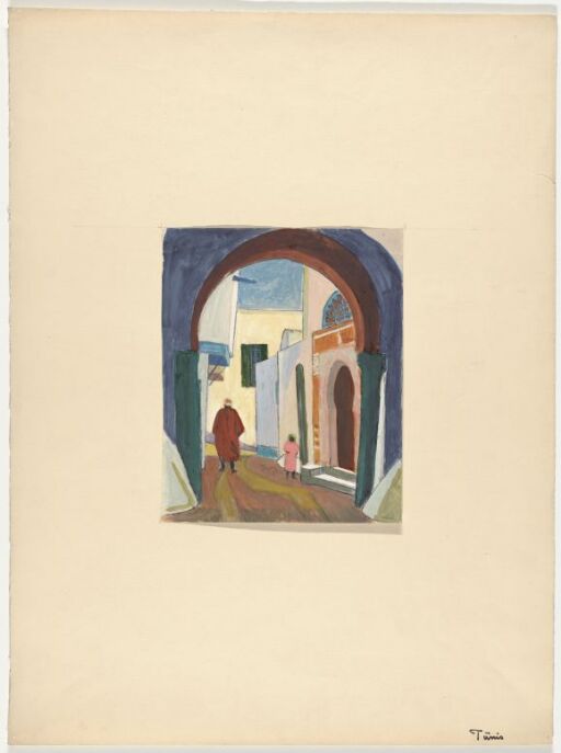 Hus og mennesker i Tunis