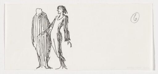 Av sin eigen klokskap. Idéskisse til vignett Håvamål