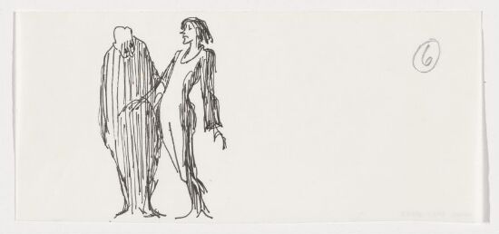 Av sin eigen klokskap. Idéskisse til vignett Håvamål