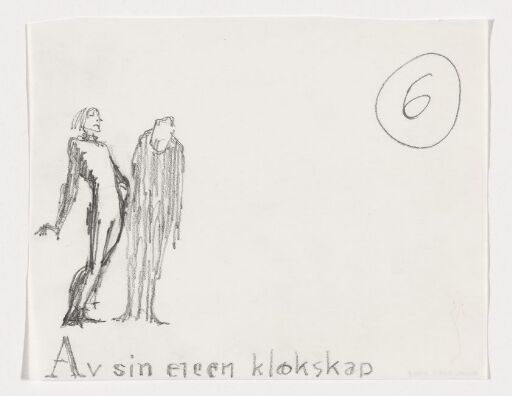 Sketch for vignette, Words of Hávi