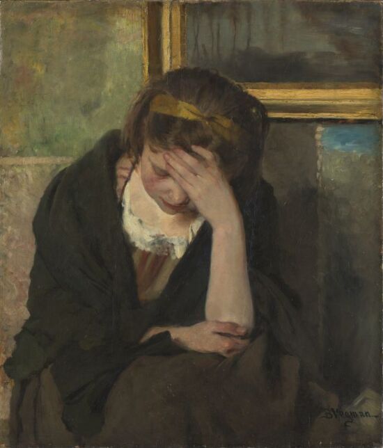 Young Woman, Seated