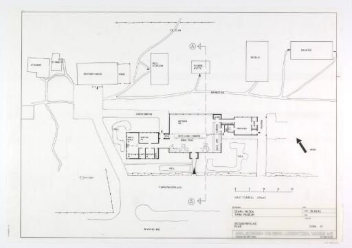 Ny bygning for Tana museum, plantegning
