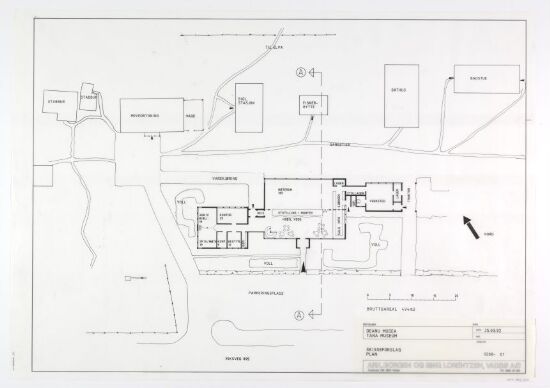 Ny bygning for Tana museum, plantegning