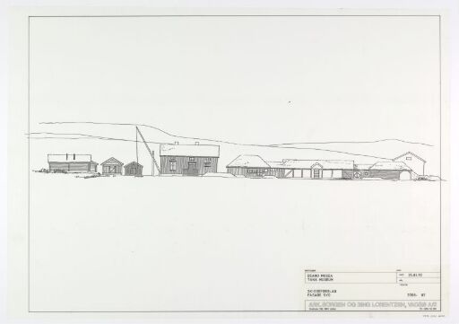 New building for Tana Museum, elevation