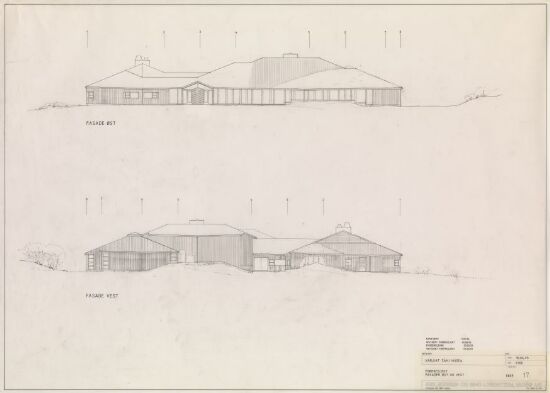 Varanger Sámi Museum, east and west elevation