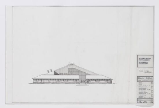 Kautokeino Kulturbygg, south-east elevation