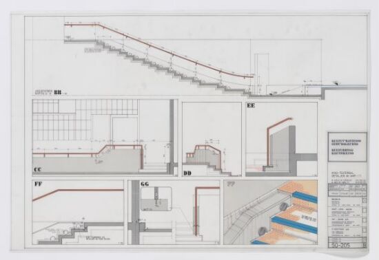 Kautokeino kulturbygg, detaljtegning