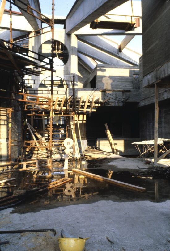 Kautokeino Kulturbygg, foto av byggeplassen