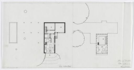 Eget hus, plan av kjeller og mesanin