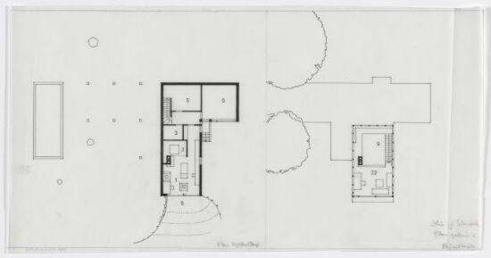 Eget hus, plan av kjeller og mesanin