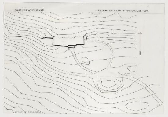 Museum i Vinje, situasjonsplan