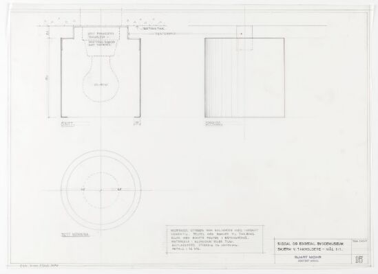 Sigdal og Eggedal Bygdemuseum, skjema av lampe